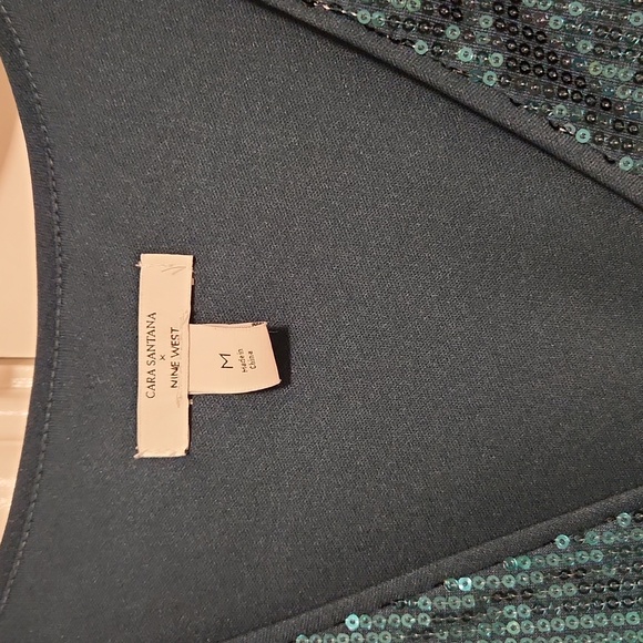 Emerald green sequins dress - Picture 3 of 5